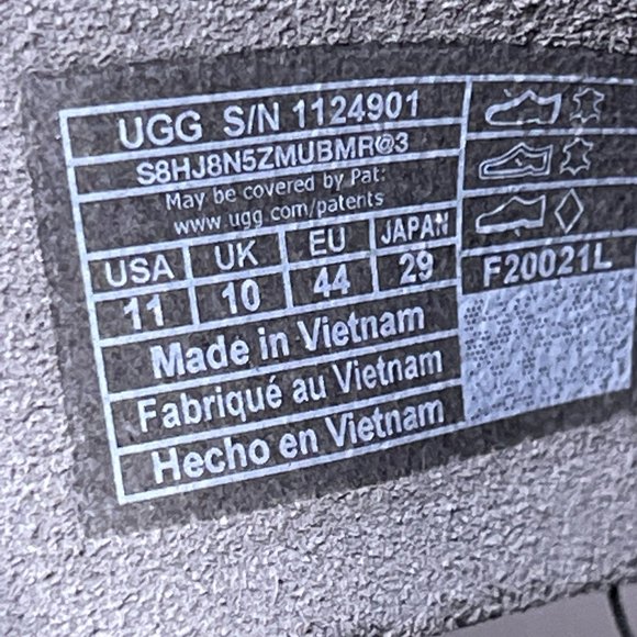 New Men\'s UGG Wainscott Buckle Slide Sandals Size 11 Suede Gray Flip Flops main image 5